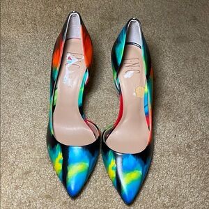 INC Vibrant Multicolor Women's Heels